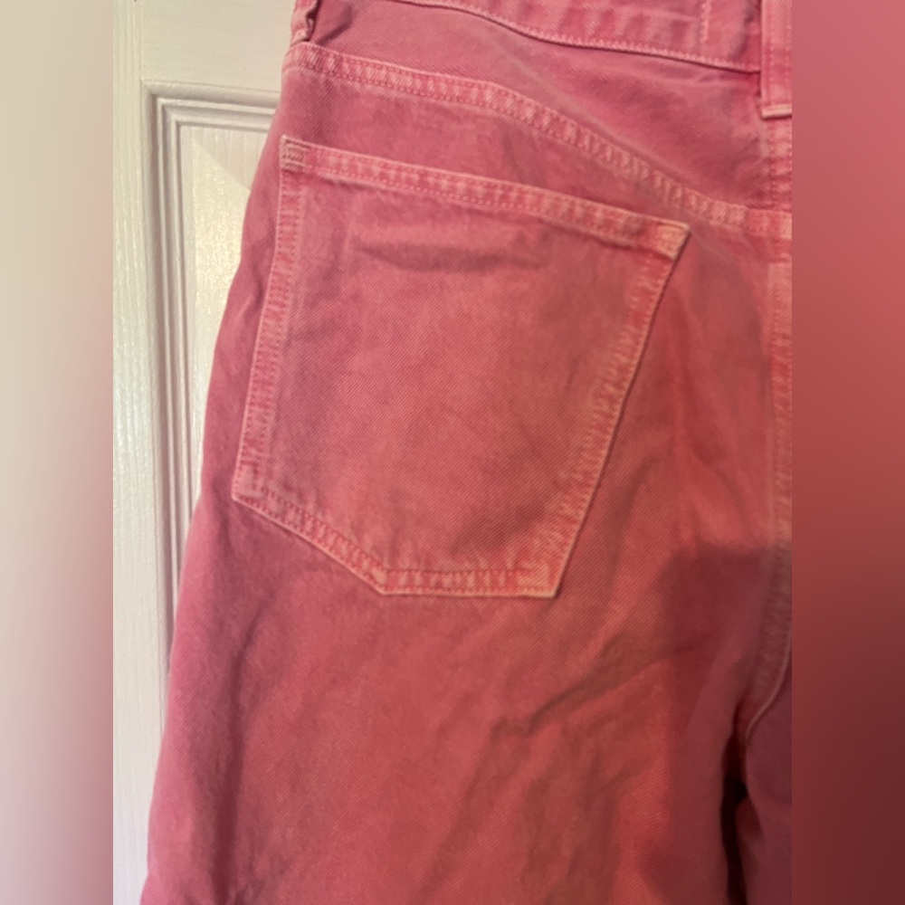 Madewell Pink High-Rise Straight Jeans - Picture 13 of 14